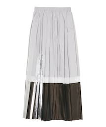 UN3D. | FOIL PRINT PLEATS SK(スカート)