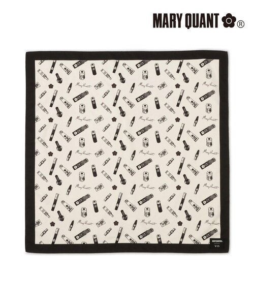 VIS(ビス)の「【MARY QUANT×VIS】アソートスカーフ 70×70(バンダナ/スカーフ・レディース・チャコール/キナリ・F)」の11枚目の写真