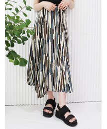 MURUA | ストライプイレヘムスカート(スカート)