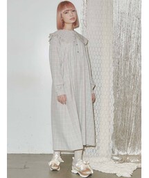 merry jenny | フリルチェック2wayワンピース(ワンピース)