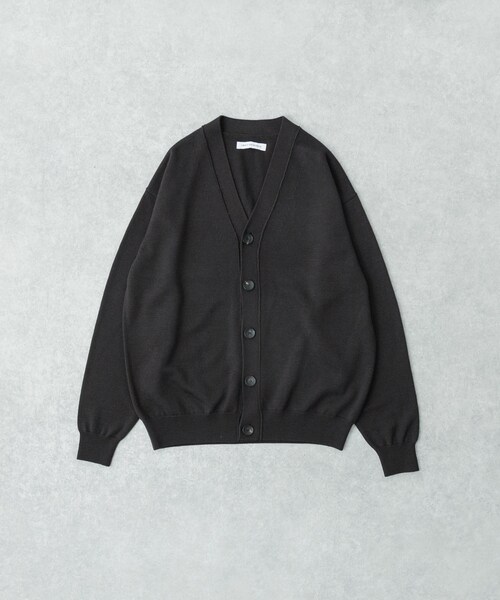 URBAN RESEARCH（アーバンリサーチ）の「CASH FEEL W/MID CARDIGAN（カーディガン/ボレロ・メンズ・BLACK/CHARCOAL/BROWN・M/L）」の3枚目の写真