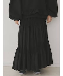 merry jenny | ギャザーギャザーアシメロングスカート(スカート)