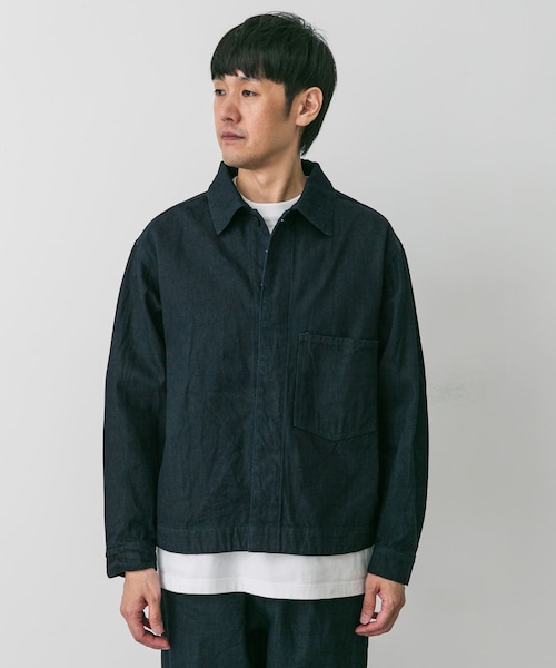 URBAN RESEARCH DOORS（アーバンリサーチドアーズ）の「STILL BY HAND　12oz denim jacket（デニムジャケット・メンズ・DARK NAVY・46/48）」の4枚目の写真