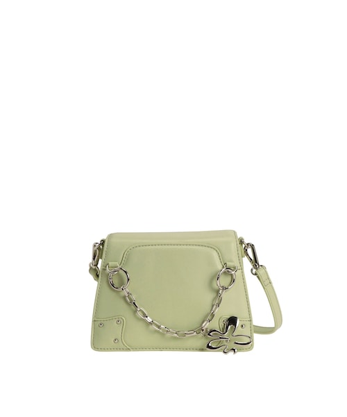 EMODA（エモダ）の「アートチャームショルダーバッグ（ショルダーバッグ・レディース・ブラック/ミントグリーン・F）」の4枚目の写真