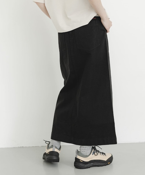EKAL（エカル）の「GRAMICCI　LONG BAKER SKIRT（スカート・レディース・SAND PG/BLACK・S/M）」の6枚目の写真
