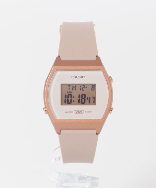 URBAN RESEARCH DOORS（アーバンリサーチドアーズ）の「CASIO　メタルデジタルウォッチ（アナログ腕時計・レディース・ローズピンク/ブラック/ベージュ・-）」の2枚目の写真