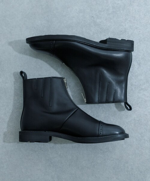 URBAN RESEARCH(アーバンリサーチ)の「Hender Scheme front fastner boots(ブーツ・メンズ・black/c brown・5/4)」の2枚目の写真