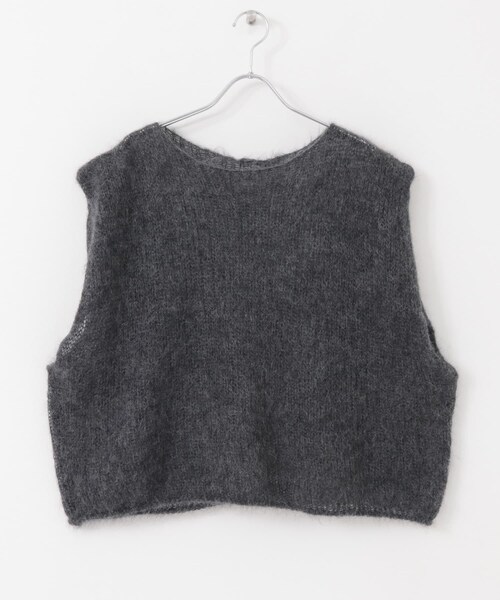 URBAN RESEARCH（アーバンリサーチ）の「『別注』WANDERUNG×URBAN RESEARCH　ニットベスト（ベスト・レディース・Purple/Gray/Yellow・FREE）」の5枚目の写真