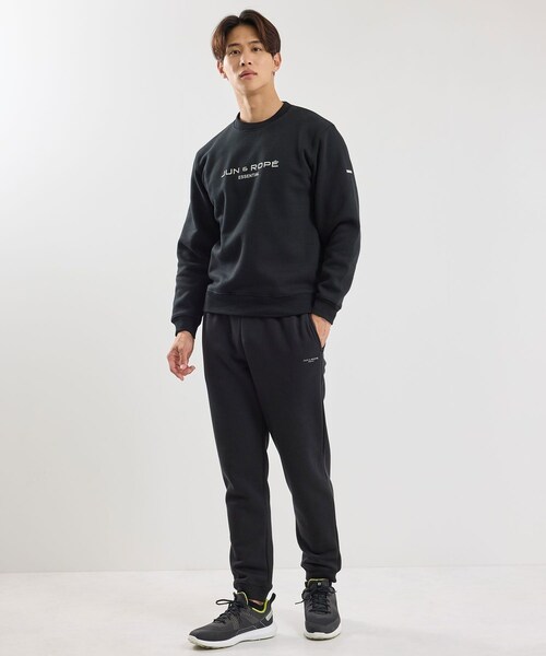 ROPE'（ロペ）の「【ESSENTIAL】フロントロゴ裏起毛トレーナー/セットアップ対応（スウェット・レディース・ブラック/グレー・L/M/XL）」の14枚目の写真