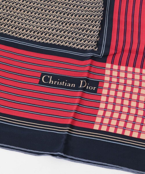 URBAN RESEARCH ROSSO（アーバンリサーチロッソ）の「VINTAGE　DIORスカーフ（バンダナ/スカーフ・レディース・NAVYRED・-）」の4枚目の写真