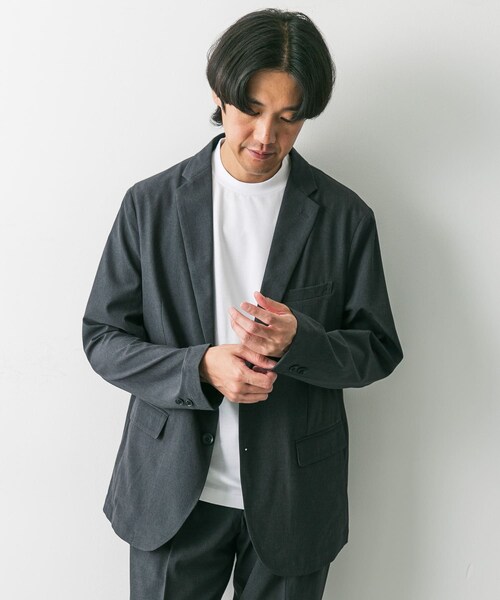 URBAN RESEARCH DOORS(アーバンリサーチドアーズ)の「『イージーケア/速乾』LIFE STYLE TAILOR ウォッシャブルアクティブジャケット(テーラードジャケット・メンズ・KHAKI/NAVY/GRAY・S/M/L/XL)」の7枚目の写真