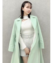 dazzlin | デコルテオープンリブニットトップス(ニット/セーター)