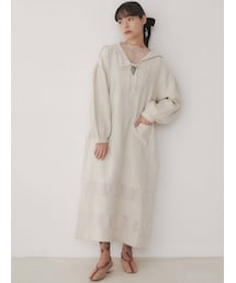 merry jenny | リブレースコンビセーラーワンピース(ワンピース)