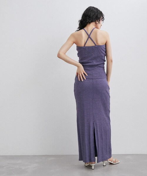 ADAM ET ROPE'(アダムエロペ)の「【Miller for ADAM ET ROPE'】Skirt(スカート・レディース・ブラック/ベージュ/パープル系・F)」の17枚目の写真