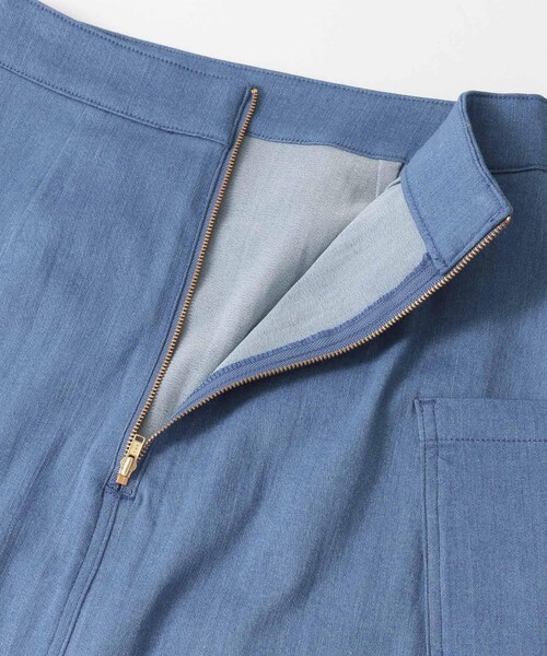 ITEMS URBANRESEARCH（アイテムズ アーバンリサーチ）の「アウトポケットデニムスカート∴（デニムスカート・レディース・L.BLU/NVY・S/M）」の9枚目の写真