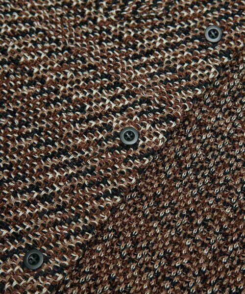 ROPE'（ロペ）の「【COOHEM】VELVET CHECK TWEED JACKET (コーヘン/ツイードジャケット)（ブルゾン・レディース・ダークブラウン/オレンジ系・F）」の21枚目の写真