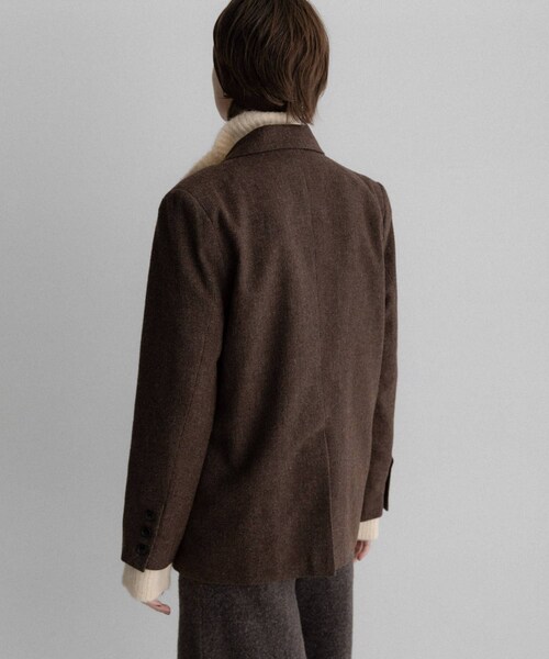 URBAN RESEARCH Sonny Label（アーバンリサーチサニーレーベル）の「ツイードテーラードジャケット（テーラードジャケット・レディース・ブラウン/ダークブラウン・Free）」の8枚目の写真