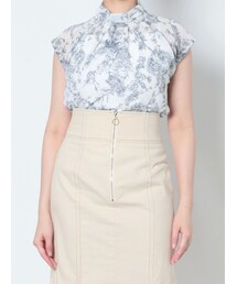 LAGUNAMOON | フラワージュイハイネックブラウス(シャツ/ブラウス)