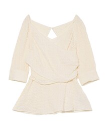 LAGUNAMOON | バックリボンカシュクールブラウス(シャツ/ブラウス)