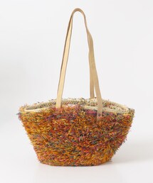 URBAN RESEARCH | KECH LeS ESSENTIELS　RAFFIA FRINGE 2WAY BAG(かごバッグ)
