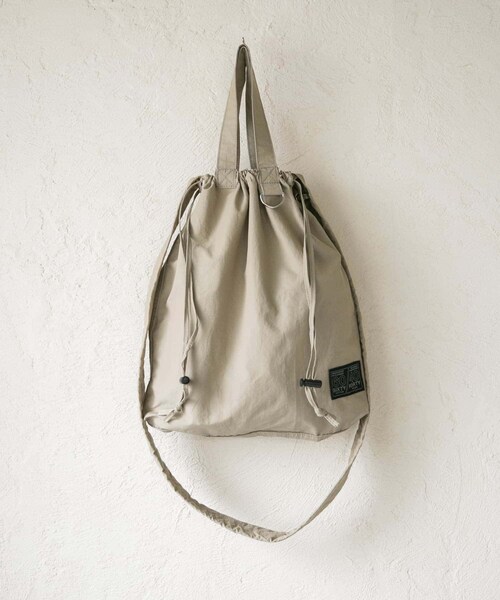 RODE SKO（ロデスコ）の「『ユニセックス』ミニロクヨンギャザーショルダートート（ショルダーバッグ・メンズ・KHAKI/BLACK/GREIGE・one）」の4枚目の写真