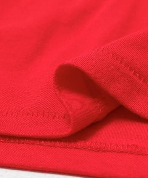URBAN RESEARCH（アーバンリサーチ）の「Teya　Flock Letter Ringer T-shirts（Tシャツ/カットソー・レディース・BLACK/RED・S/L）」の11枚目の写真