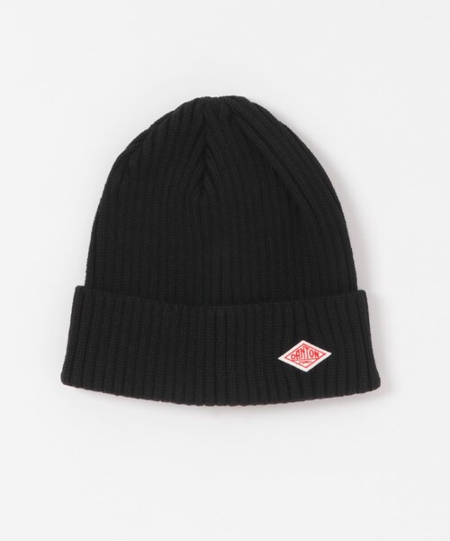 URBAN RESEARCH DOORS（アーバンリサーチドアーズ）の「DANTON　RIB KNIT CAP（ニットキャップ/ビーニー・メンズ・BLACK/CHARCOAL/DK.BLUE/YELLOW・Free）」の5枚目の写真