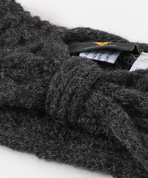 URBAN RESEARCH Sonny Label（アーバンリサーチサニーレーベル）の「HIGHLAND 2000　アルパカヘッドバンド（ヘアバンド・レディース・WHITE/CHARCOAL/CAMEL・one）」の9枚目の写真