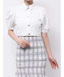 MERCURYDUO | パフスリーブデニムジャケット(デニムジャケット)