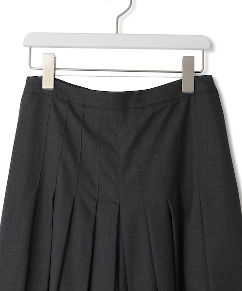 ADAM ET ROPE'(アダムエロペ)の「【AMOMENTO(アモーメント)】PLEATED WOOL CULOTTE(スカート・レディース・グレー・0/1)」の5枚目の写真