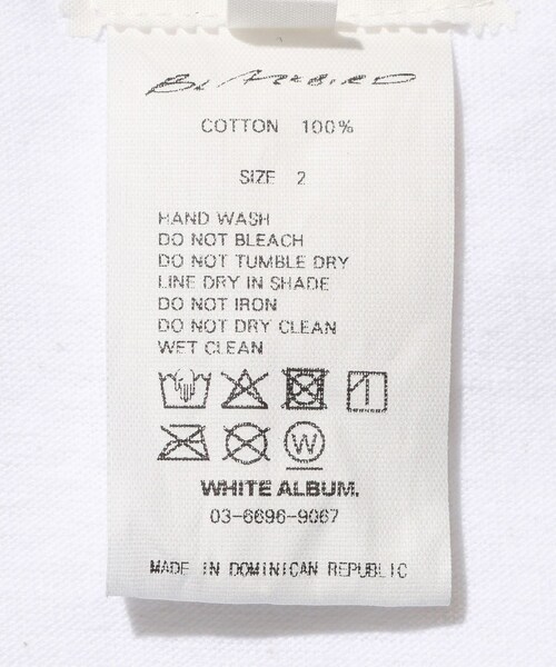 ADAM ET ROPE'(アダムエロペ)の「【BLACKBIRD/ブラックバード】short sleeve cutsewn 07(Tシャツ/カットソー・メンズ・ブラック/ホワイト・0/1/2)」の17枚目の写真