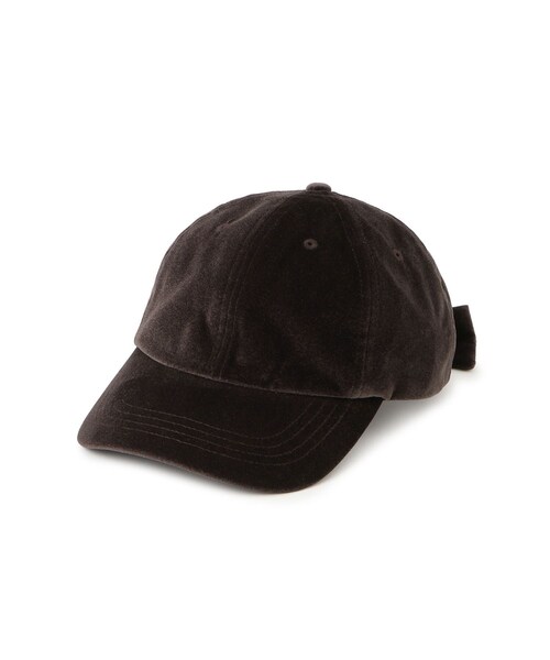VIS(ビス)の「バックリボンベロアキャップ(キャップ・レディース・ブラック/ダークブラウン/ベージュ系・F)」の9枚目の写真