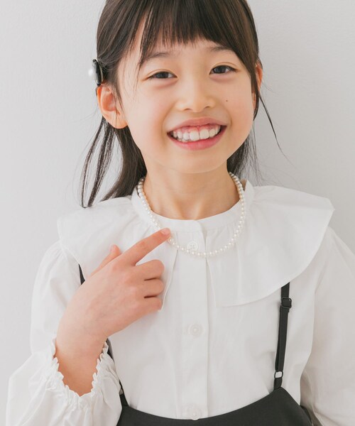 URBAN RESEARCH DOORS（アーバンリサーチドアーズ）の「2WAYリボンパールネックレス(KIDS)（その他・キッズ・NAVY・one）」の21枚目の写真