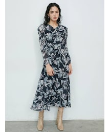 LAGUNAMOON | ニュアンスフラワーワンピース(ワンピース)