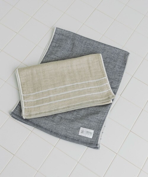 URBAN RESEARCH DOORS（アーバンリサーチドアーズ）の「DOORS LIVING PRODUCTS　ガーゼパイル フェイスタオル（タオル・メンズ・ウォームグレー/シャドウ・-）」の15枚目の写真