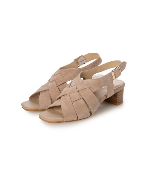 ing（イング）の「イング ing レザーメッシュサンダル （サンダル・レディース・BL/OKS/YL・S/22.5cm/M/23.5cm/L/24.5cm）」の2枚目の写真