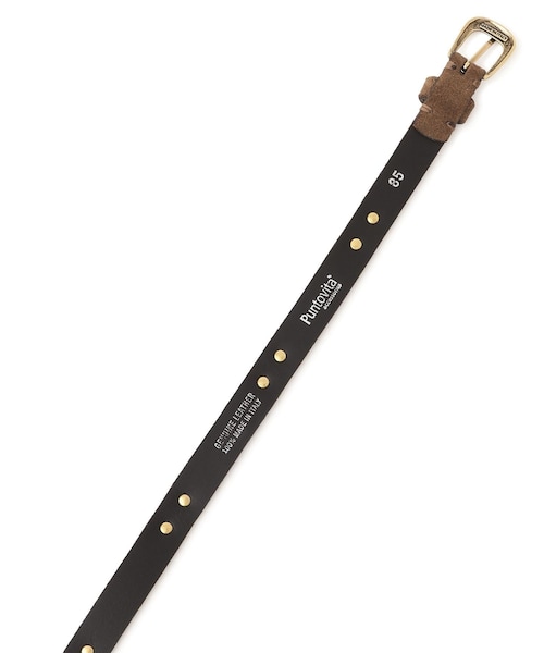 ADAM ET ROPE'(アダムエロペ)の「【PUNTOVITA(プントヴィータ)】コンチョ細ベルト(ベルト・レディース・キナリ/ブラウン・F)」の11枚目の写真