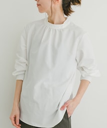 ハイネックブラウス