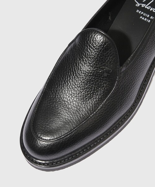 ADAM ET ROPE'（アダムエロペ）の「《別注》【Jacques Soloviere/ジャック ソロヴィエール】ALEXIS BLACK CALF（スリッポン・メンズ・ブラック・40.0/41.0/42.0/43.0）」の22枚目の写真