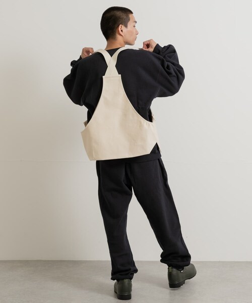 THE GOODLAND MARKET（ザグッドランドマーケット）の「KEIMEN　Vest（ベスト・メンズ・Ivory/BLACK・FREE）」の13枚目の写真
