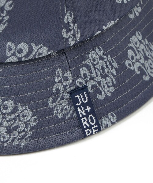 ROPE'（ロペ）の「ジャガードハット（ハット・レディース・ホワイト/ネイビー/ターコイズ・F）」の14枚目の写真
