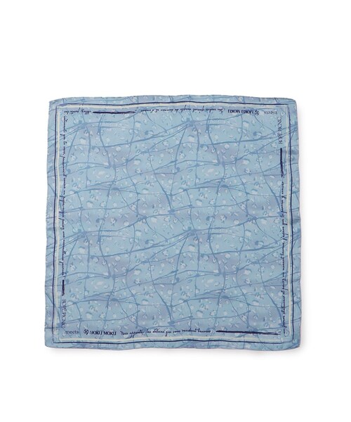 ROPE' PICNIC（ロペピクニック）の「【YOKU MOKU/ヨックモック×ROPE' PICNIC】フラワーグラデーションスカーフ（バンダナ/スカーフ・レディース・キナリ/ブルー系・F）」の17枚目の写真