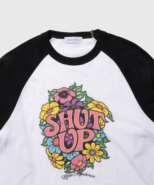 ADAM ET ROPE'(アダムエロペ)の「【LIBRIO MENDONCA/リブリオ メンドンサ】FLOWER PRINTED RAGLAN TEE(Tシャツ/カットソー・メンズ・ブラック/レッド・L/M/S)」の9枚目の写真