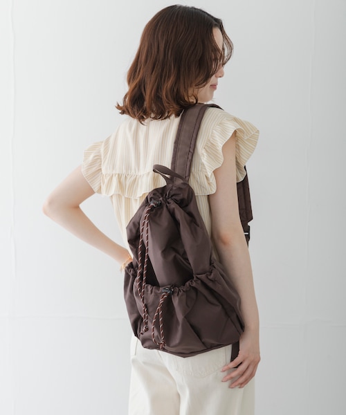 URBAN RESEARCH Sonny Label（アーバンリサーチサニーレーベル）の「撥水ワンショルダーボディバッグ（バックパック/リュック・レディース・ブラック/ブラウン・One）」の2枚目の写真
