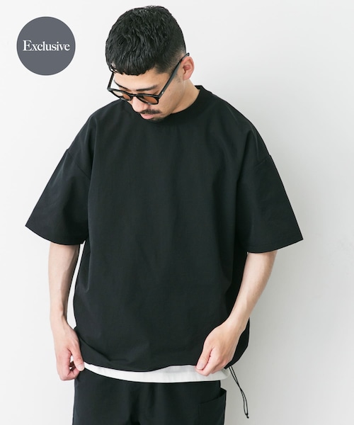 URBAN RESEARCH DOORS(アーバンリサーチドアーズ)の「『別注』Marmot×DOORS DotAir drawstring T-shirts(Tシャツ/カットソー・メンズ・BLACK/CHARCOAL/BEIGE・M/L/XL)」の1枚目の写真