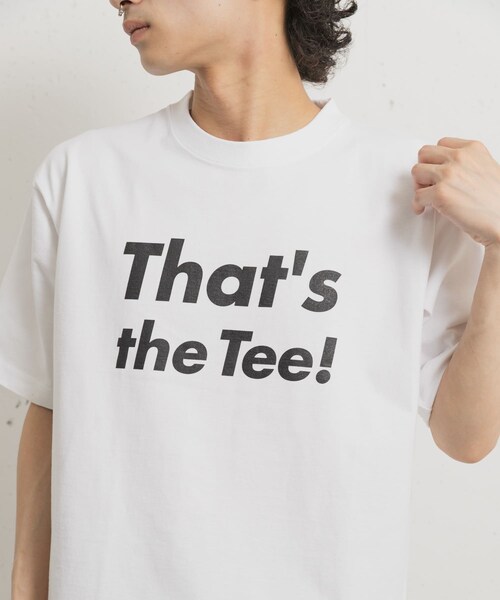 THE GOODLAND MARKET（ザグッドランドマーケット）の「『一部別注カラー』That’s　The Tee Thats（Tシャツ/カットソー・メンズ・white/black/別注beige・M/L/XL）」の5枚目の写真
