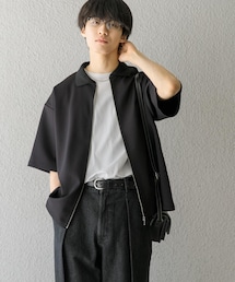 SENSE OF PLACE by URBAN RESEARCH | 『ユニセックス』ZIPカーディガンTシャツ(5分袖)(カーディガン/ボレロ)