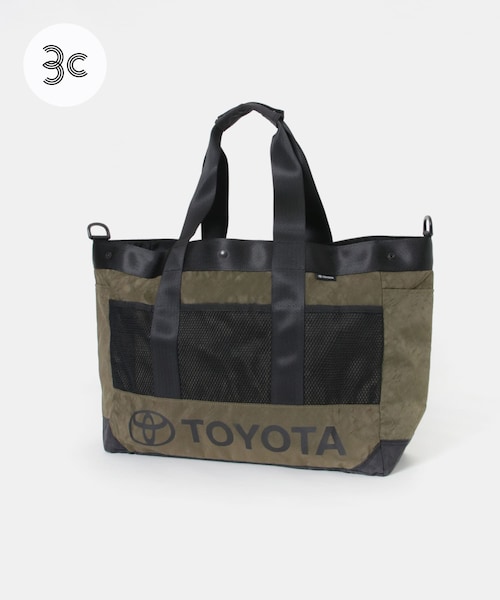 URBAN RESEARCH(アーバンリサーチ)の「TOYOTA UPCYCLE TOTE(トートバッグ・メンズ・グレー/オリーブ/ベージュ/ブルー/ブラック・-)」の4枚目の写真