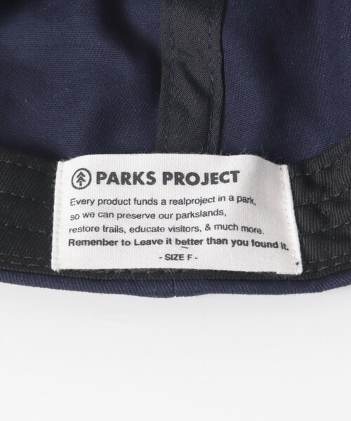 THE GOODLAND MARKET（ザグッドランドマーケット）の「PARKS PROJECT　CT Parks Logo Cap（キャップ・メンズ・NAVY/GRAY/BEIGE・One）」の8枚目の写真