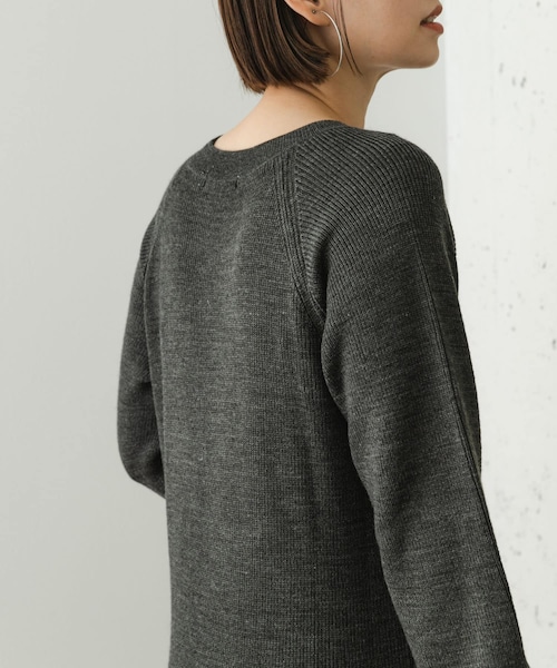 URBAN RESEARCH ROSSO（アーバンリサーチロッソ）の「F by ROSSO　ウォッシャブル抗ピルニットワンピース（ワンピース・レディース・D/NAVY/C/GRAY・36/38）」の9枚目の写真